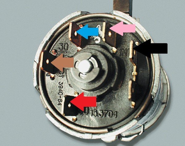 Неисправности замка зажигания на автомобиле ВАЗ 2107, пособие по замене