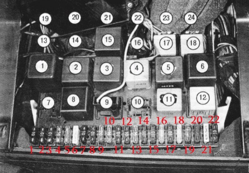 Руководство по замене блока предохранителей на Volkswagen Passat B3, расшифровка Руководство по замене блока предохранителей на Volkswagen Passat B3, расшифровка