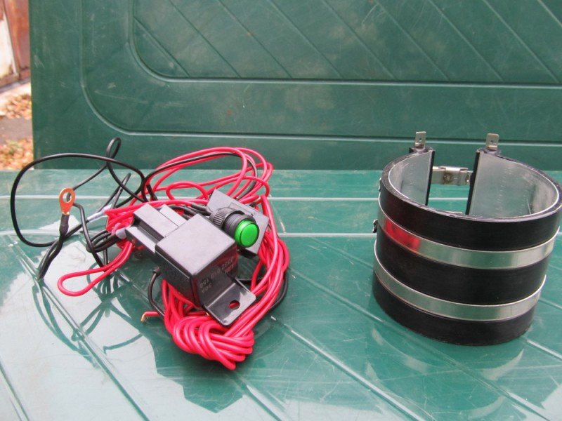 Установка бандажного подогревателя топливного фильтра своими руками