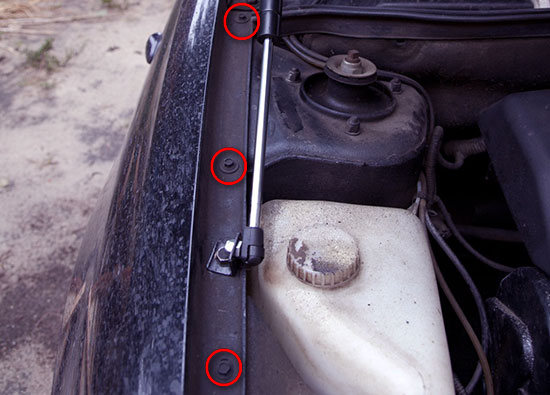 Как демонтировать переднее крыло Lada Granta