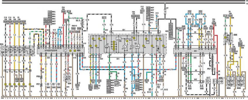Проводка задней двери и всего авто на Opel Astra H и других моделях: ее замена и схема