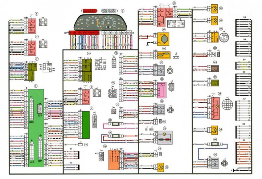 Руководство по ремонту, тюнингу и снятию панели приборов автомобиля ВАЗ 2114