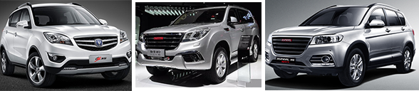 Лучшие китайские кроссоверы и внедорожники