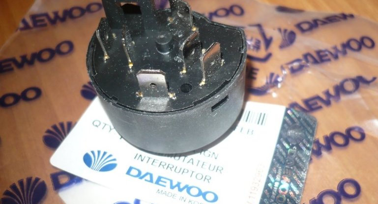 Замена и ремонт замка зажигания (контактной группы и личинки) Daewoo Nexia и Matiz: видео