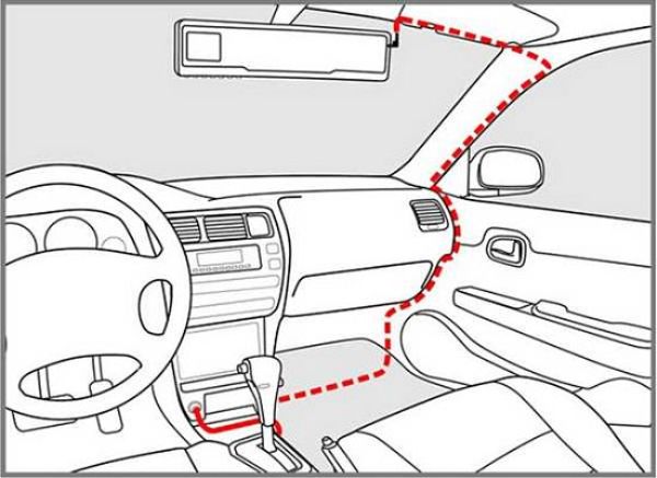 Как подключить видеорегистратор в машине без прикуривателя и проводов: установка и подключение Как подключить видеорегистратор в машине без прикуривателя и проводов: установка и подключение