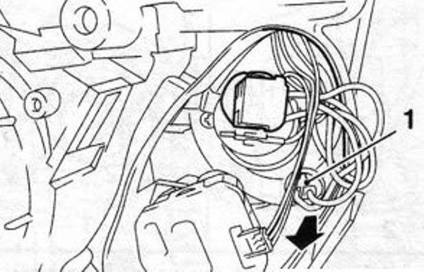 Замена лампы ближнего света Opel Astra H, G, J и Vectra A, B: тюнинг и регулировка фар, реснички