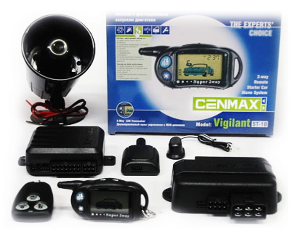 Инструкция к сигнализации Cenmax (Сенмакс) с автозапуском: схема подключения и отзывы пользователей