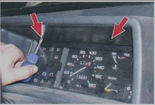 Описание и обозначения панели приборов ВАЗ 2109 и 21099 инжектор, установка приборной европанели