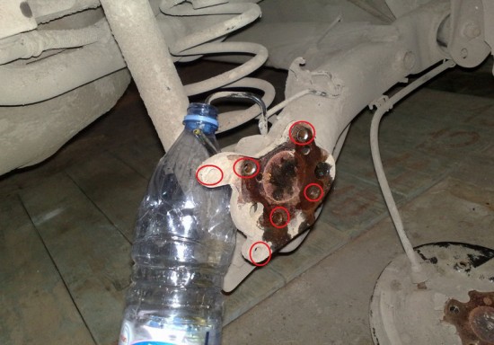 Замена барабанных тормозов Skoda Оctavia Tour на дисковые своими руками Замена барабанных тормозов Skoda Оctavia Tour на дисковые своими руками