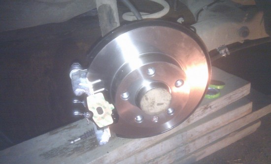 Замена барабанных тормозов Skoda Оctavia Tour на дисковые своими руками Замена барабанных тормозов Skoda Оctavia Tour на дисковые своими руками