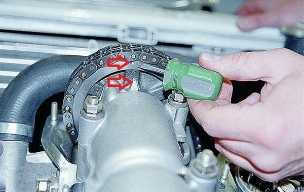 Ремонт цепного привода ГРМ на ВАЗ 2101