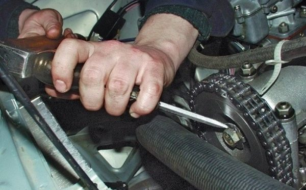 Ремонт цепного привода ГРМ на ВАЗ 2101