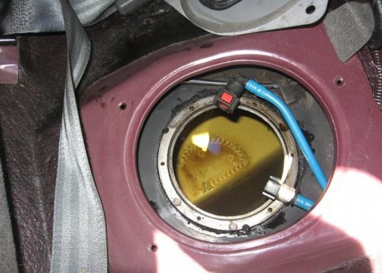 Обслуживание бензонасоса Kia Spectra собственными силами в условиях гаража