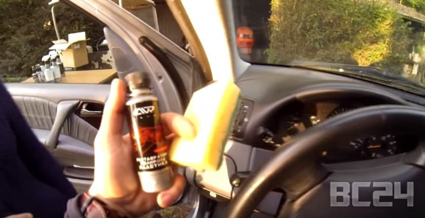 Химчистка салона автомобиля своими руками - фото до и после