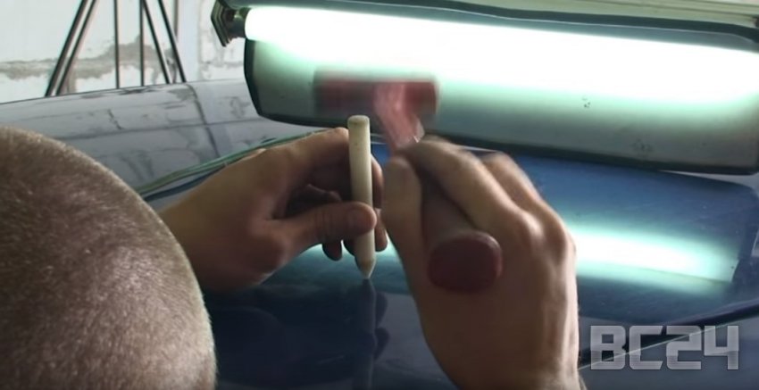 Как устранить вмятины от града без покраски с видео