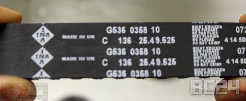 Подделка приводных ремней INA (комплект ГРМ) как отличить?