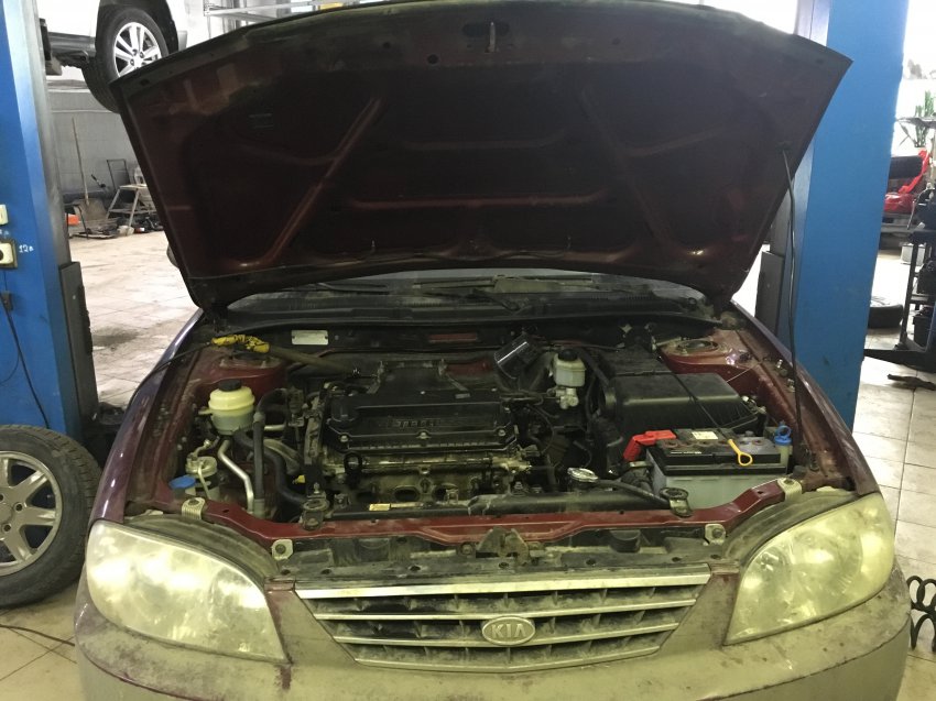 Обслуживание бензонасоса Kia Spectra собственными силами в условиях гаража